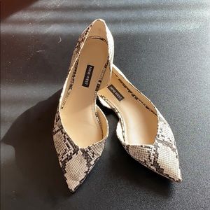 Snake Skin Flats